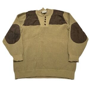 Boulder Creek Trading Company Sweater Mens XL Brown Heavy Outdoor Workwear Chore
